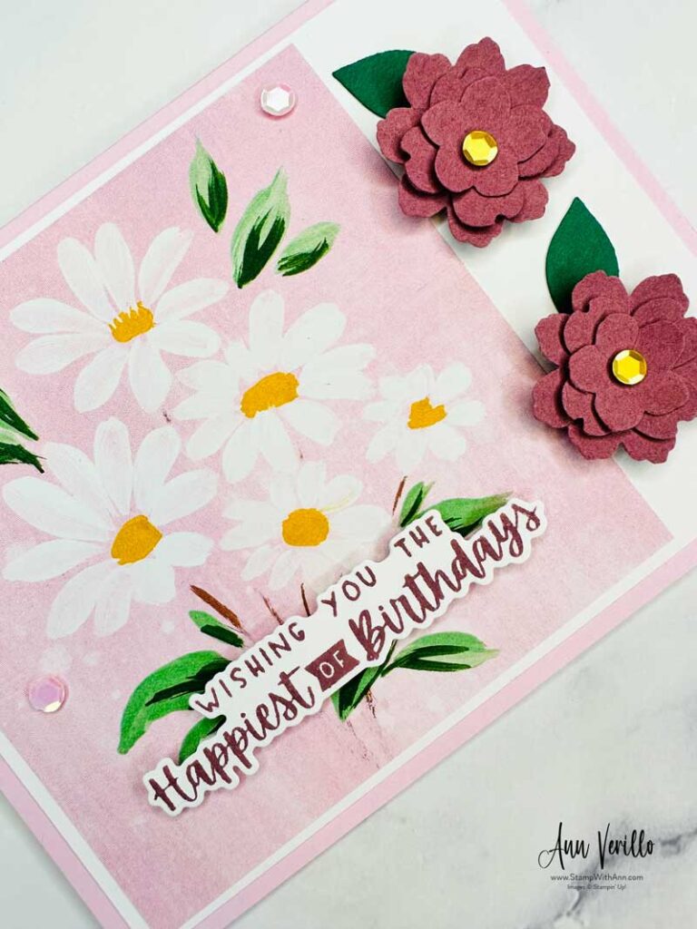 Stampin' Up! Petal Park Birthday Card - Ann Verillo, StampWithAnn.com