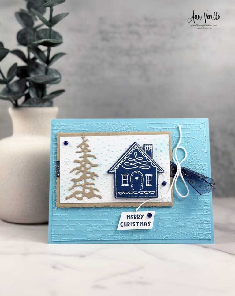 Stampin' Up! Humble Home Christmas Card - Ann Verillo, StampWithAnn.com