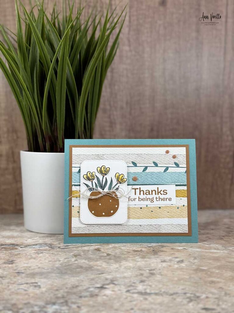 Stampin’ Up! Pop Up Petals Thanks Card