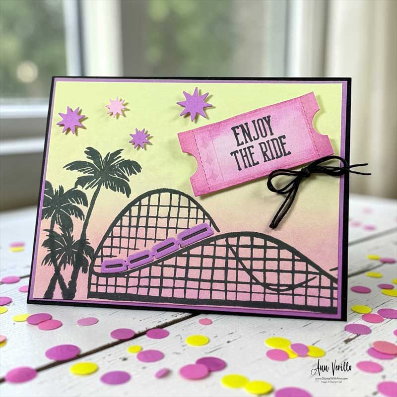 Stampin’ Up! Boardwalk Fun Enjoy The Ride Card