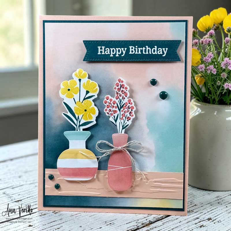 Stampin’ Up! Garden Gatherings Birthday Card